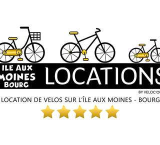 Ile aux Moines Bourg vélos by Veloc'Ouest 