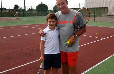 Professeur de tennis : Franck Grolier